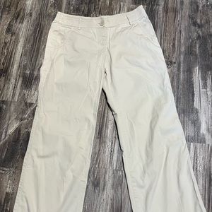 Loft brand khaki size 4 wide leg